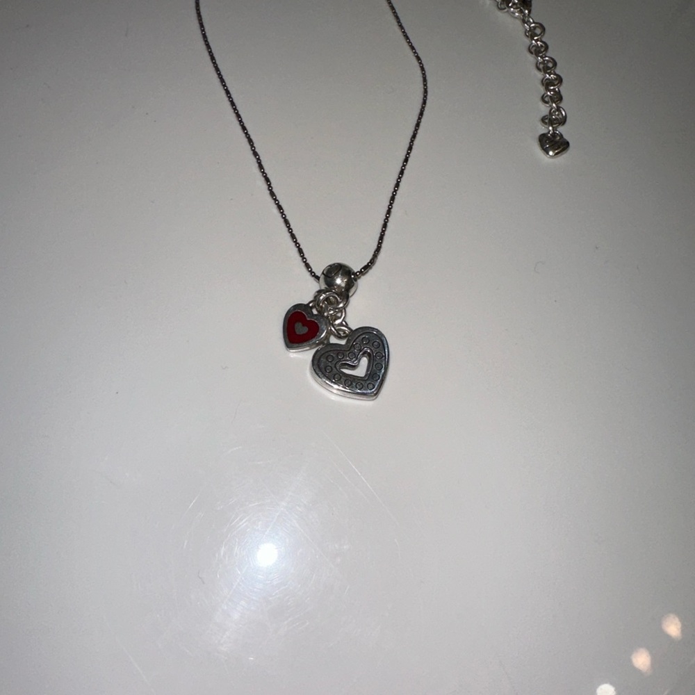 Brighton silver-plated heart charm necklace - Picture 3 of 6